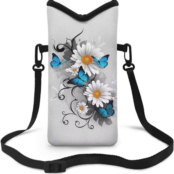 Fashionable Waterproof Phone Purse with Adjustable Strap - 8x4 Inch Design - Picture 1 of 7